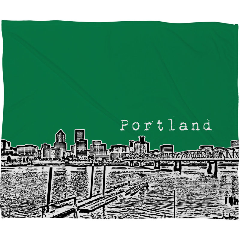 Jeté Bird Ave Portland, Vert, Petit