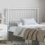 Tête de lit en métal durable Demarrio vidaXL, style moderne-88463531-88463533