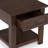 Wyandotte Monroe 22"W Solid Acacia Wood Rustic End Table with Drawer and Shelf-1647067989-1741552874