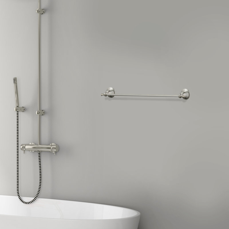 Barre à serviettes murale Oakmont, Nickel