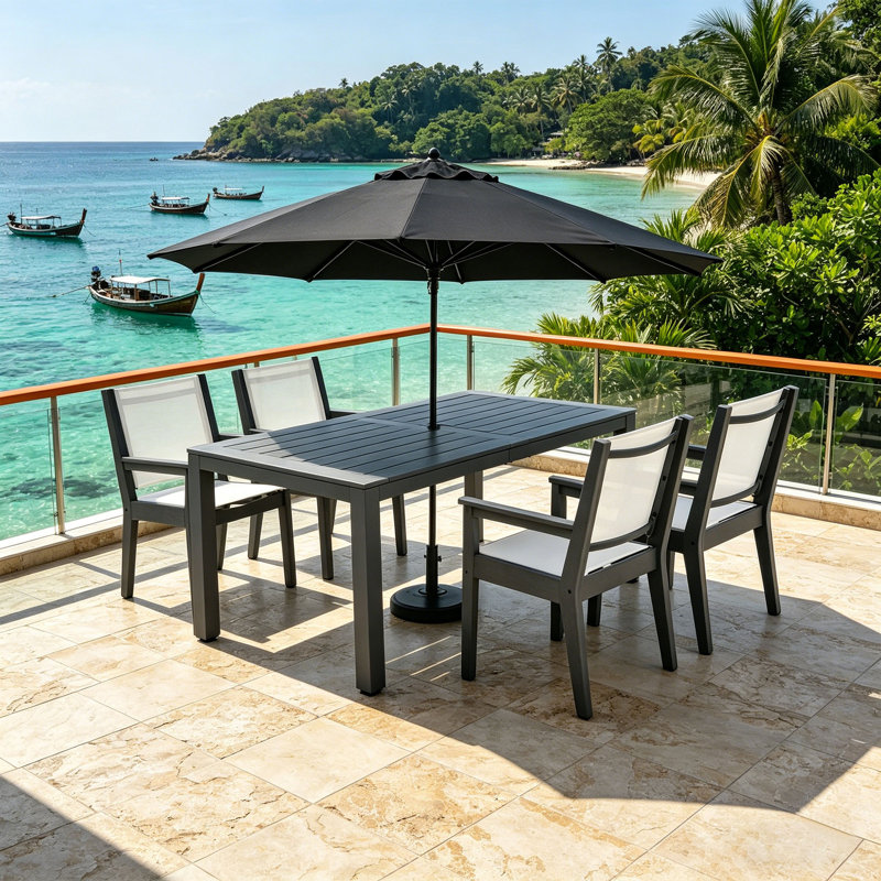 Ensemble repas d'extérieur 70,9 po pour 4 personnes 70,9 po