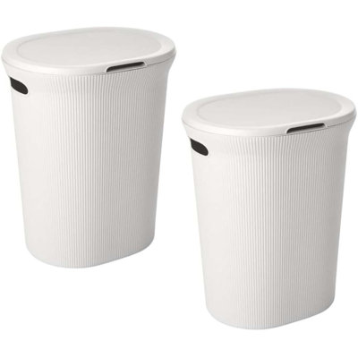 Ribbed Laundry Hamper