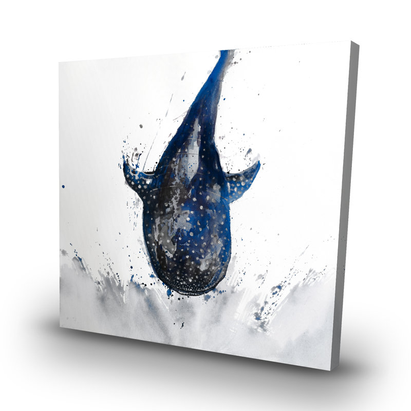 Shark whale - 32"x32" art on canvas