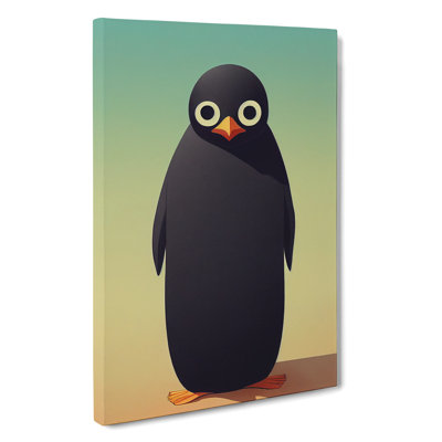 XC1022-1756X Cute Penguin - Wrapped Canvas Print