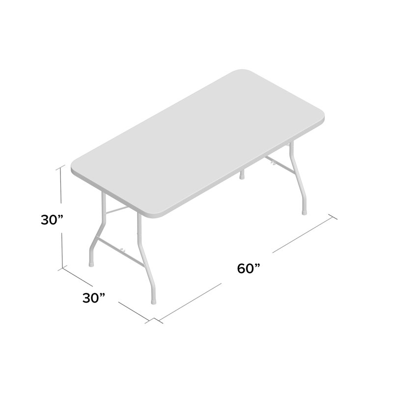 60'' Rectangular Banquet Table, 30" H x 60" L x 30" W