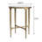 Vachel Round Marble Top Side Table-325379438