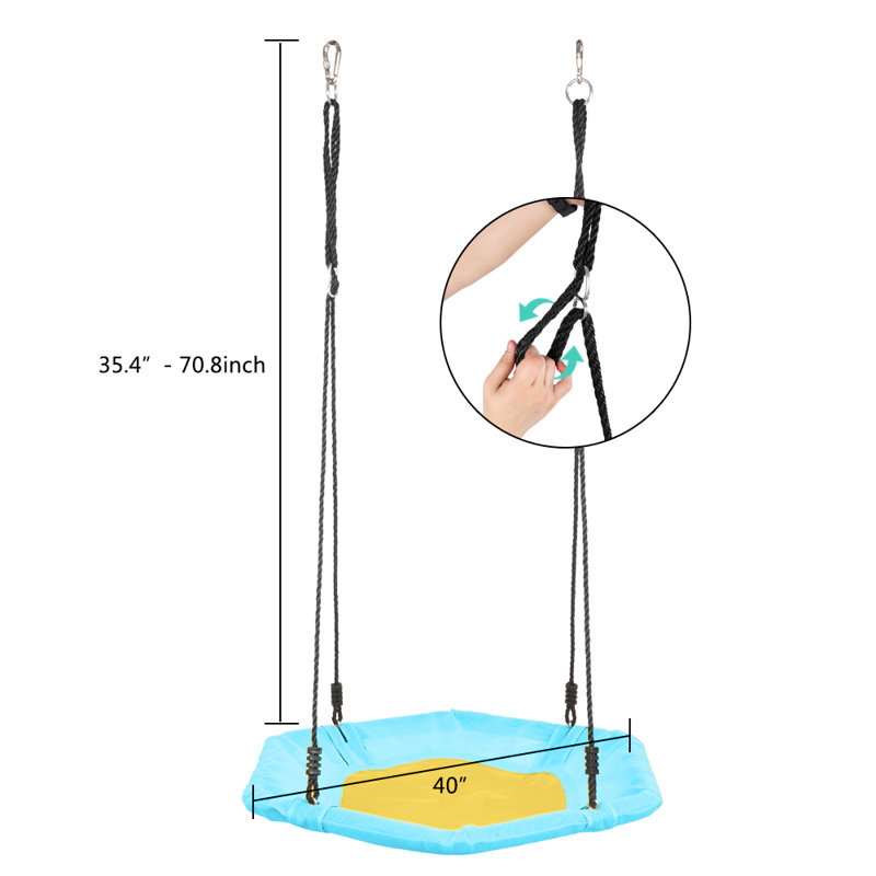 Zimtown Web / Saucer Swing with Chains