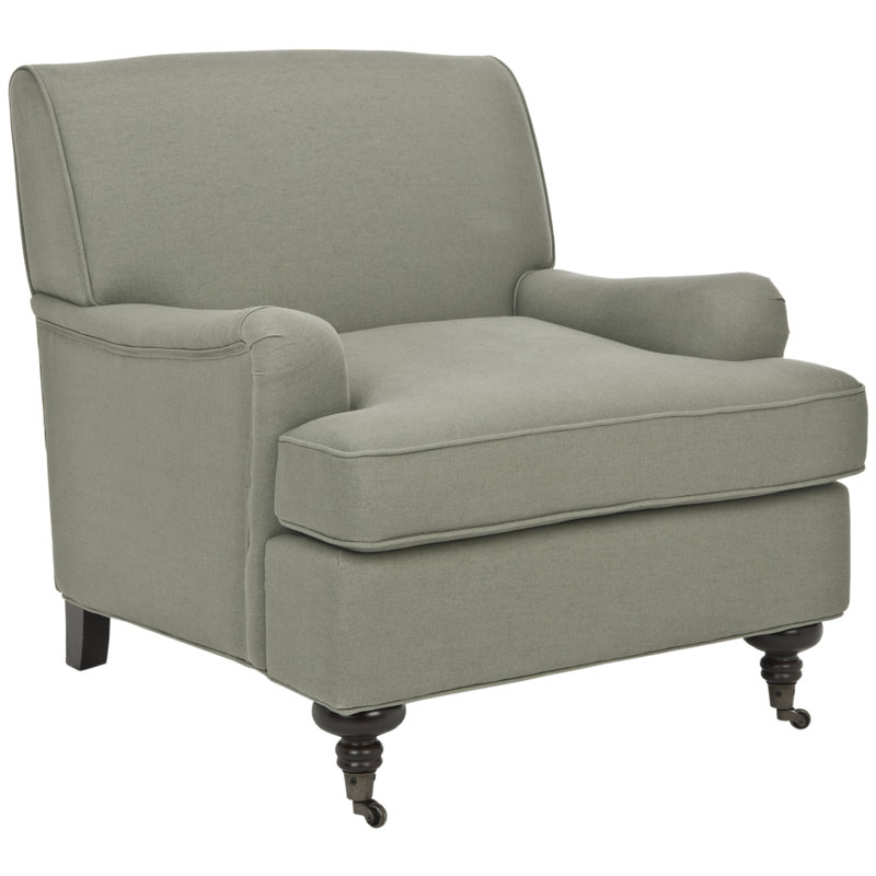 Baynes Upholstered Armchair, Grey