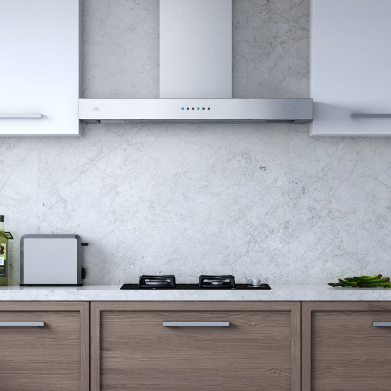 30" 600 CFM Convertible Wall Mount Range Hood in Stainless Steel, 30"