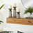 Mango Wood Handmade Minimalistic Bell Shaped Pillar Decorative  Candle Holder Set-1454927293