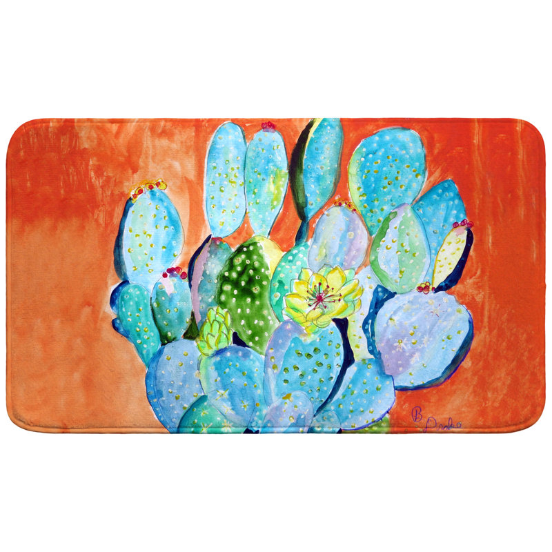 Tapis de bain Cactus II, Simple - L 18 po x l 30 po