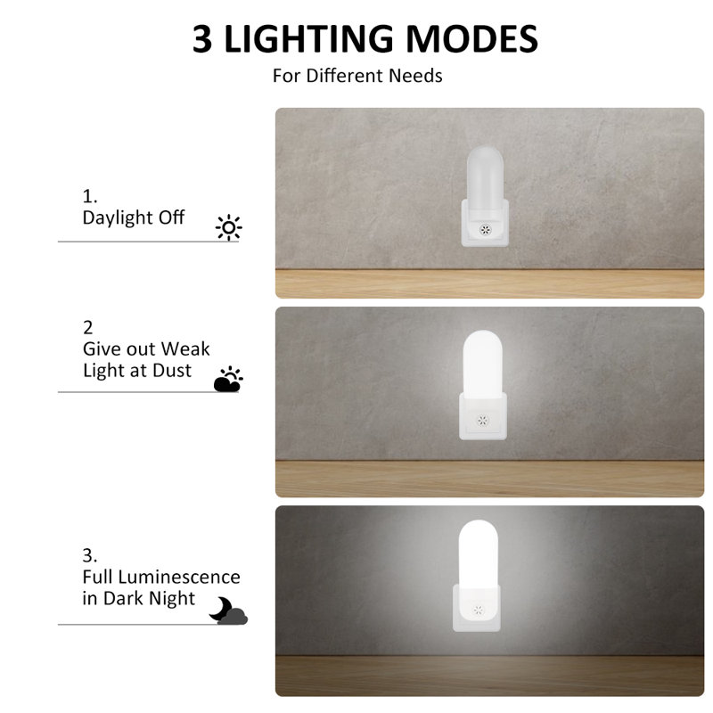 Suzzane Night Light, White