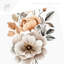 Adhésif décoratif pivoines, pelez et collez-104054392