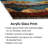 Amber Dusk Print On Acrylic Glass-1258636831