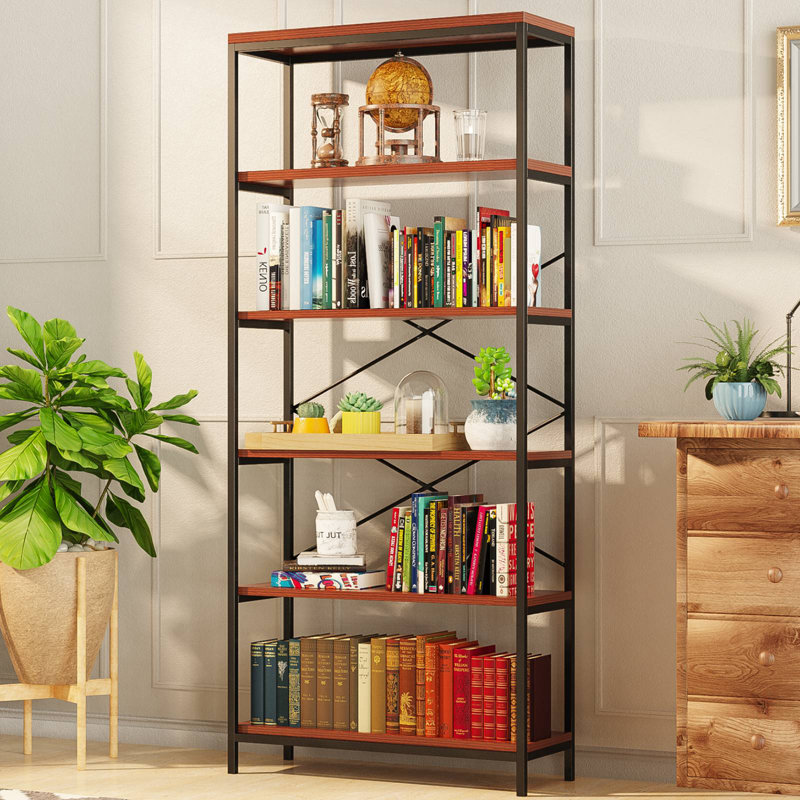 Bibliothèque standard en fer H 70,9 po x l 31,6 po Aidann