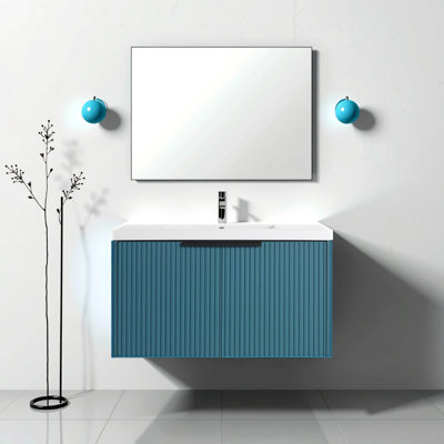 Meuble-lavabo mural 36 po