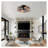 20'' Low Profile Flush Mount Ceiling Fan with Light and Remote