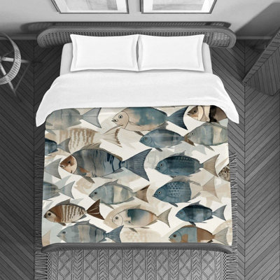 Housse de couette poisson