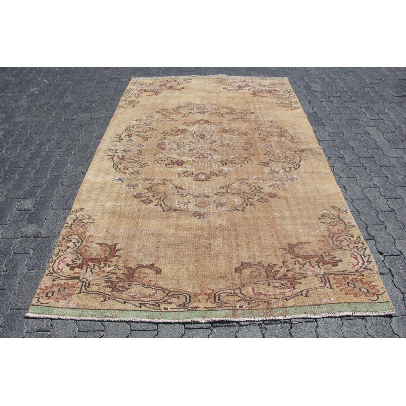 Grand tapis turc rétro Oushak rétro pour décorer un salon ou une chambre à coucher
