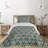 Morrocan Eclectic Polyester Ikat Coverlet-41889533-105475220