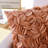 3D Floral Decorative Velvet Polyester Fiber Fill Indoor Throw Pillow Cover Set (Set Of 2)-117331207-117331202