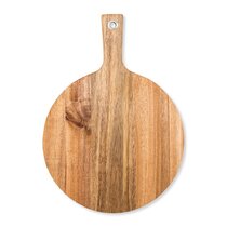 American Atelier's Acacia Wood Cutting Board with Metal Accent | Large  Chopping Board | Serving Tray for Cheese, Meats, Charcuterie Boards |  15.82” x