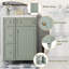 Meuble-lavabo 24 po avec lavabo en céramique, 2 tiroirs, 1 porte-11049055-11049048