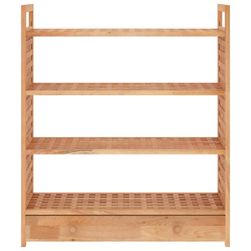 8 Pair Solid Wood Shoe Rack