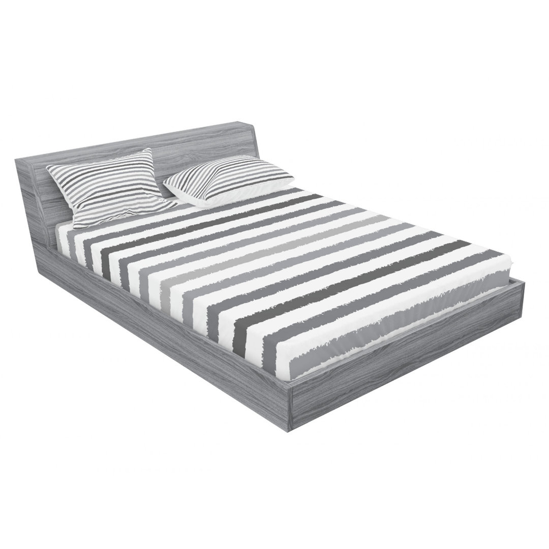 Microfiber Striped Sheet Set Ambesonne 