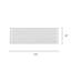 Carreaux de mur en verre 4 po X 12 po Linen Ice (0,33 pi2 / pièce)-118608166