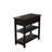 Flip-Over Narrow Side Table with Drawers & Shelf – Retro Storage for Living Room, Bedroom, or Office-1359283445