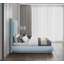 Lit plateforme tapissier en bois massif Prudhoe-88469393-88469395