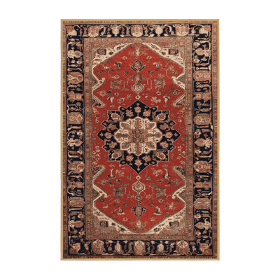 Tapis brun lavable à la machine