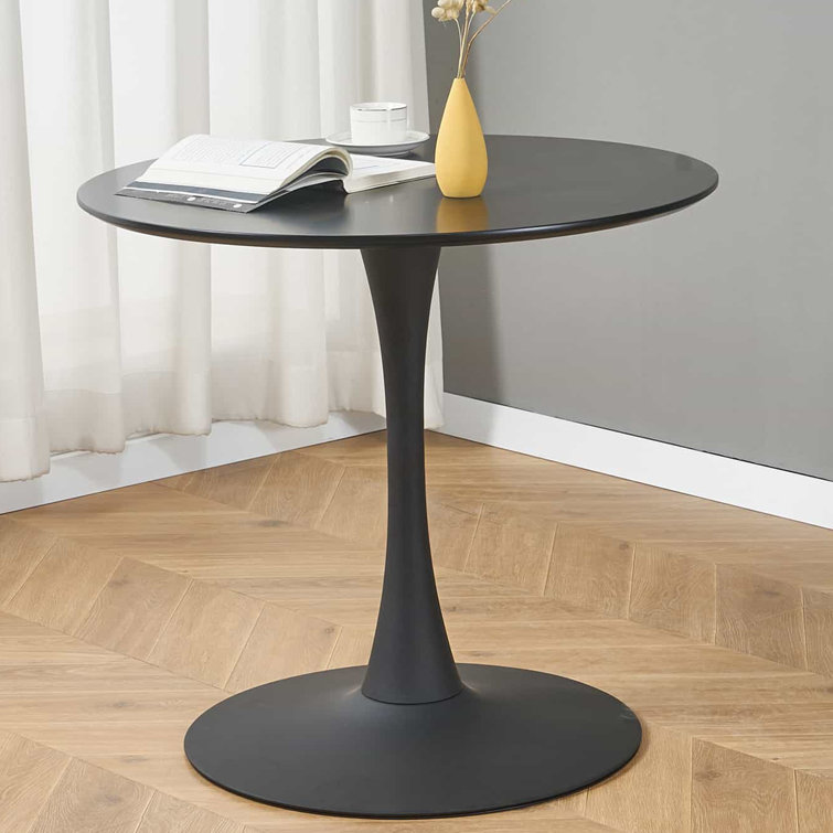 George Oliver Round Metal Base Dining Table - Wayfair Canada