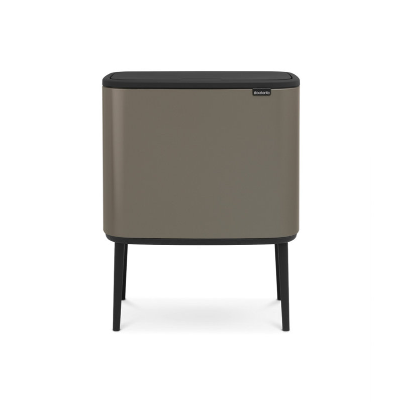 Brabantia Bo Touch 36 Litre Rubbish Bin, Platinum