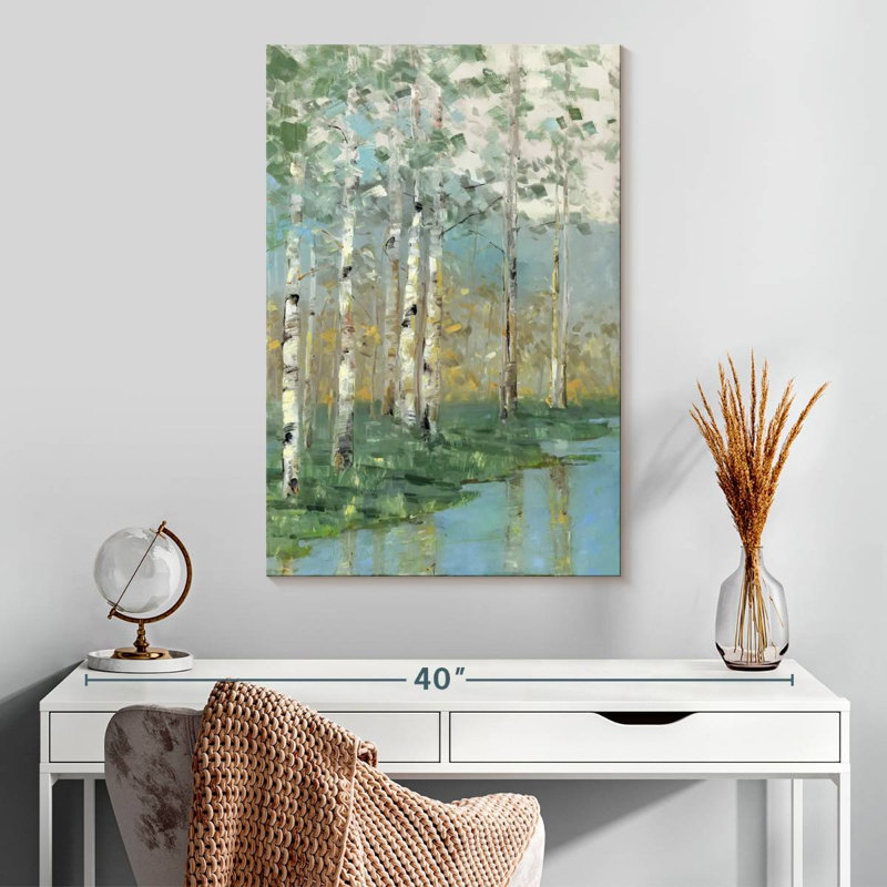 Harnek Birch Reflections I, 30" H x 20" W