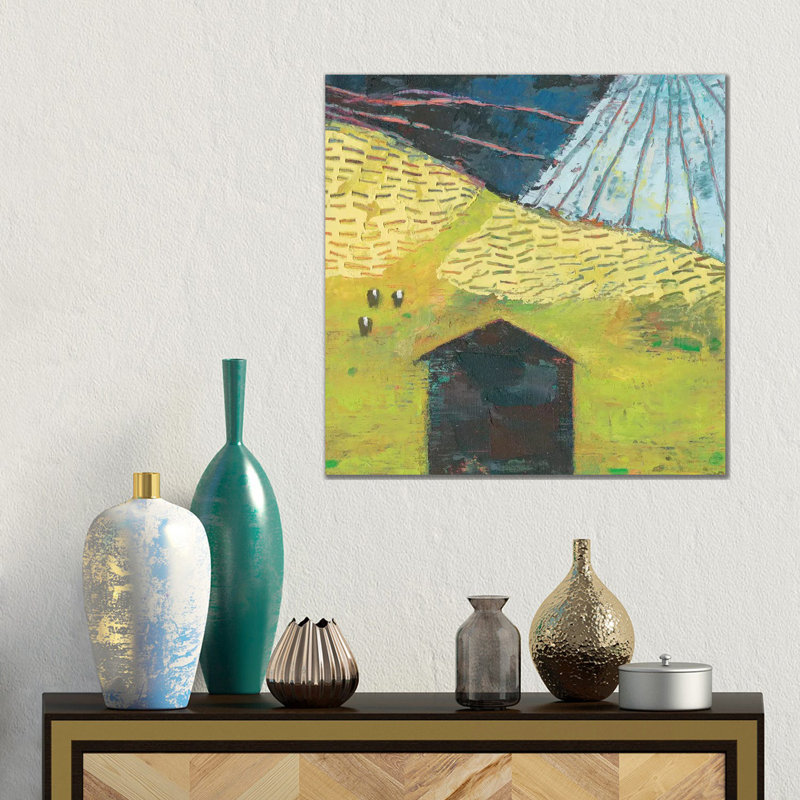 Bear Valley Barn II by Sue Jachimiec - Gallery-Wrapped Canvas Giclée on Canvas, 45.72 cm H x 45.72 cm W x 3.175 cm D, Canvas