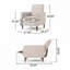 Canapé inclinable en tissu Mid-Century-1567147423