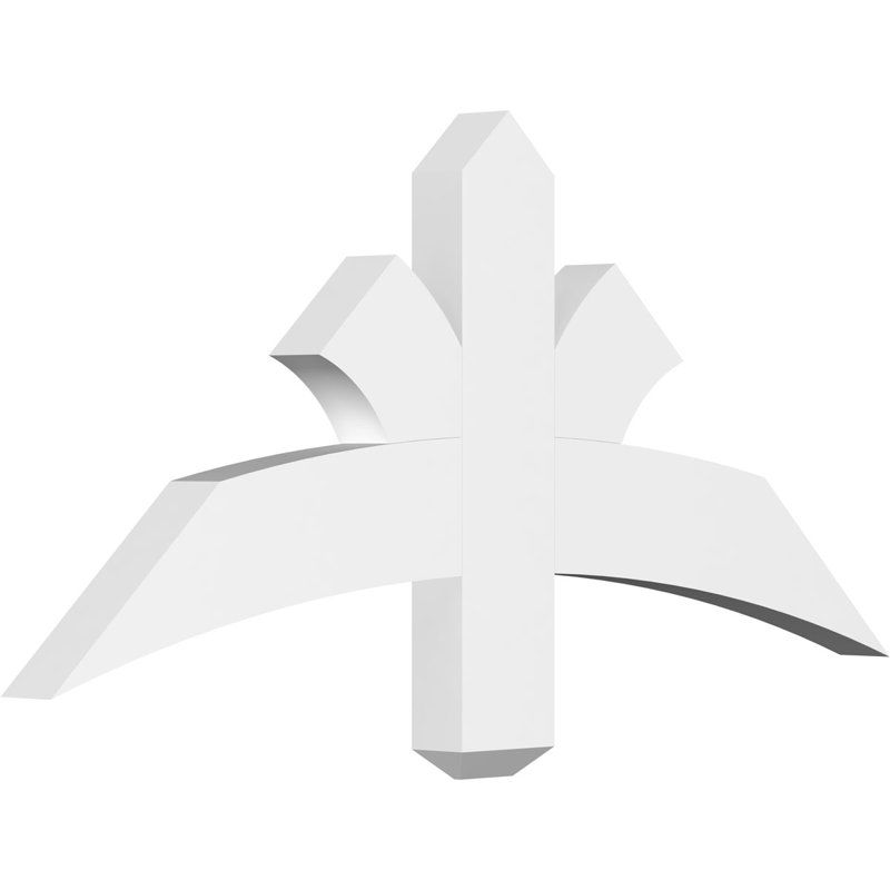 Support pour pignon Davenport, H 16,5 po x l 36 po (pas: 11/12), P 2 po x F 4 po, Signature uréthane