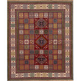 Indo Kazak Wool Area Rug