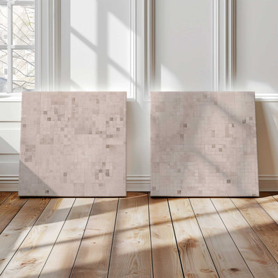 «Mosaic Matrix», ensemble de 2, reproduction sur toile