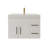 35.4" Wall-Mounted Single Bathroom Vanity Set-70381366