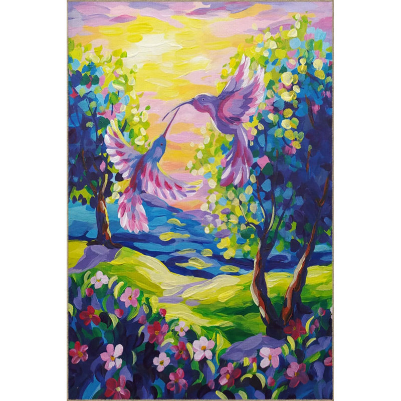 Tapis tissé lavable sur le thème du soleil naturel, Sous-tapis rectangulaire 3 pi 11 po x 5 pi 11 po i