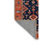 Tapis brun Tabriz lavable à la machine-945849499