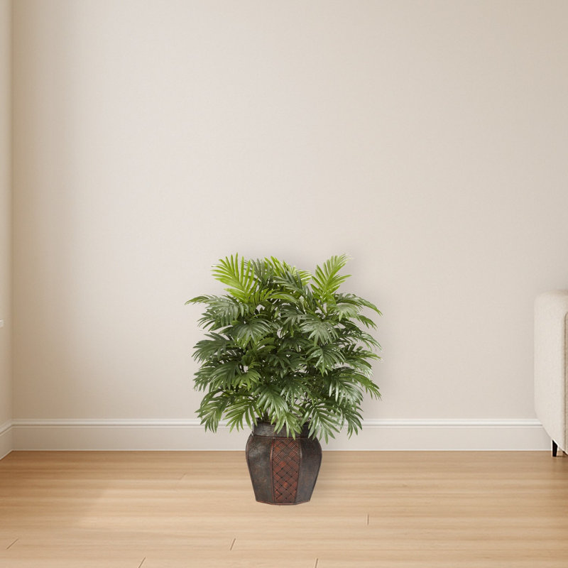 Areca with Vase Silk Plant