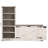 52"farmhouse Shoe Cabinet L-shaped Shoe Bench-650253133