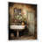 White Floater Framed