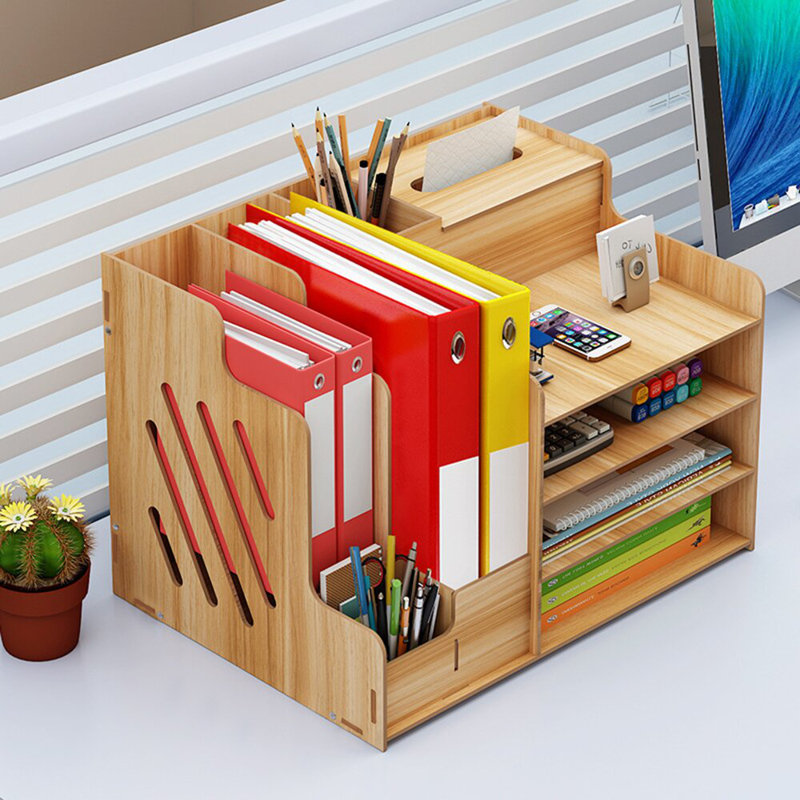 Manufactured Wood Desk Organiser