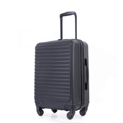 Bagage de cabine, valises à roulettes, valise de transport légère en ABS, bagage rigide, 20 pouces