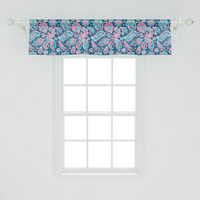 Cantonnière Ambesonne Classics Paquet de 2 Boho, L 54 po x L 12 po